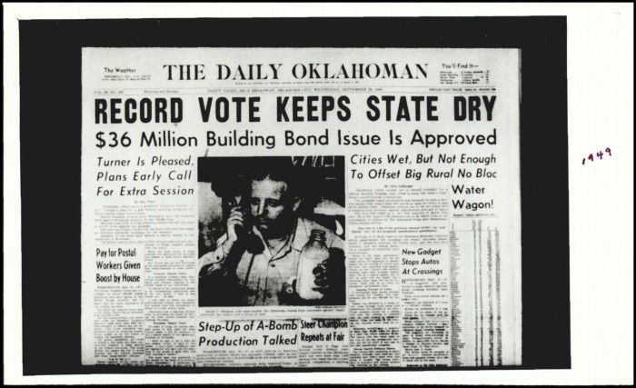 Alcohol history in Oklahoma